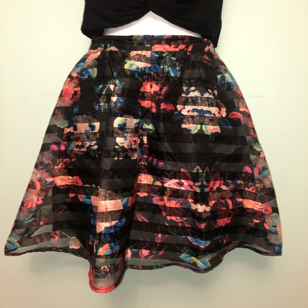 Organza Floral Skirt